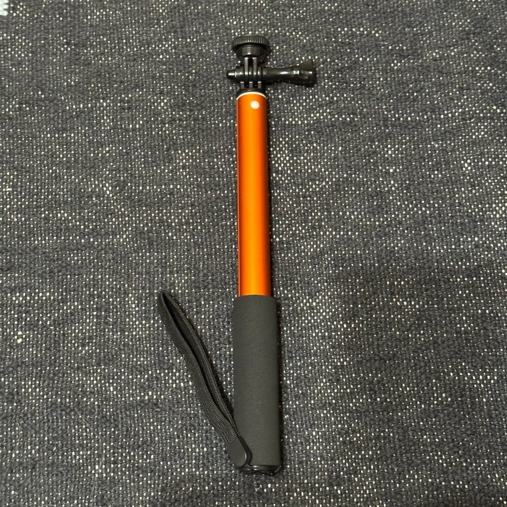 Ace3C Rhythm Selfie Stick Monopod with Mini Tripod Stand, Orange
